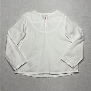 Neck & Neck White Long Sleeve Blouse